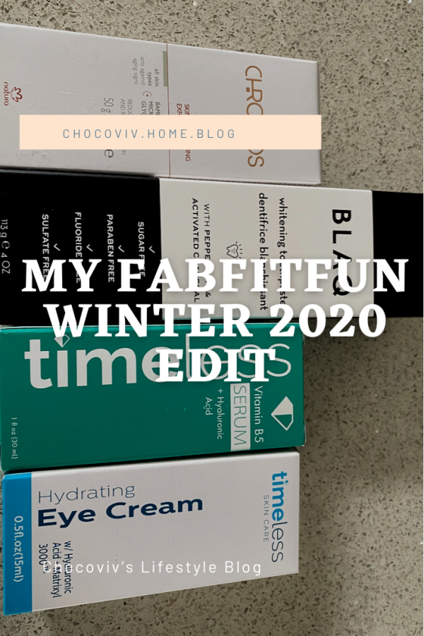 My Fabfitfun Winter 2020 Edit